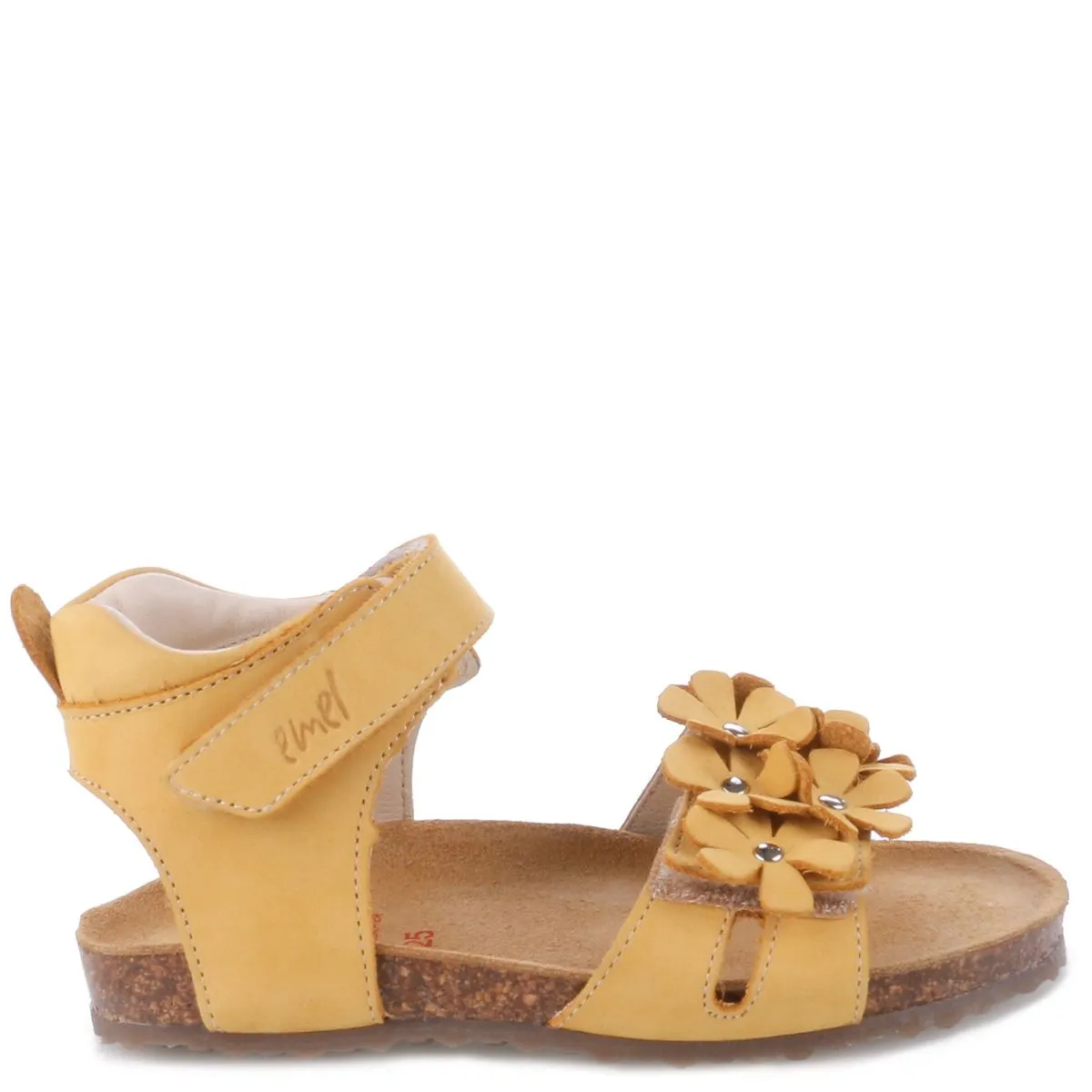 (2640D-11/2641D-11) Emel Yellow Flowers sandals