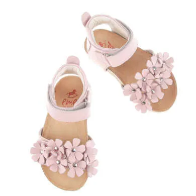 (2640D/2641D) Emel Pink Flowers sandals