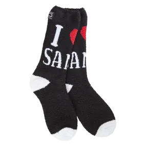 75061 I Heart Santa Socks