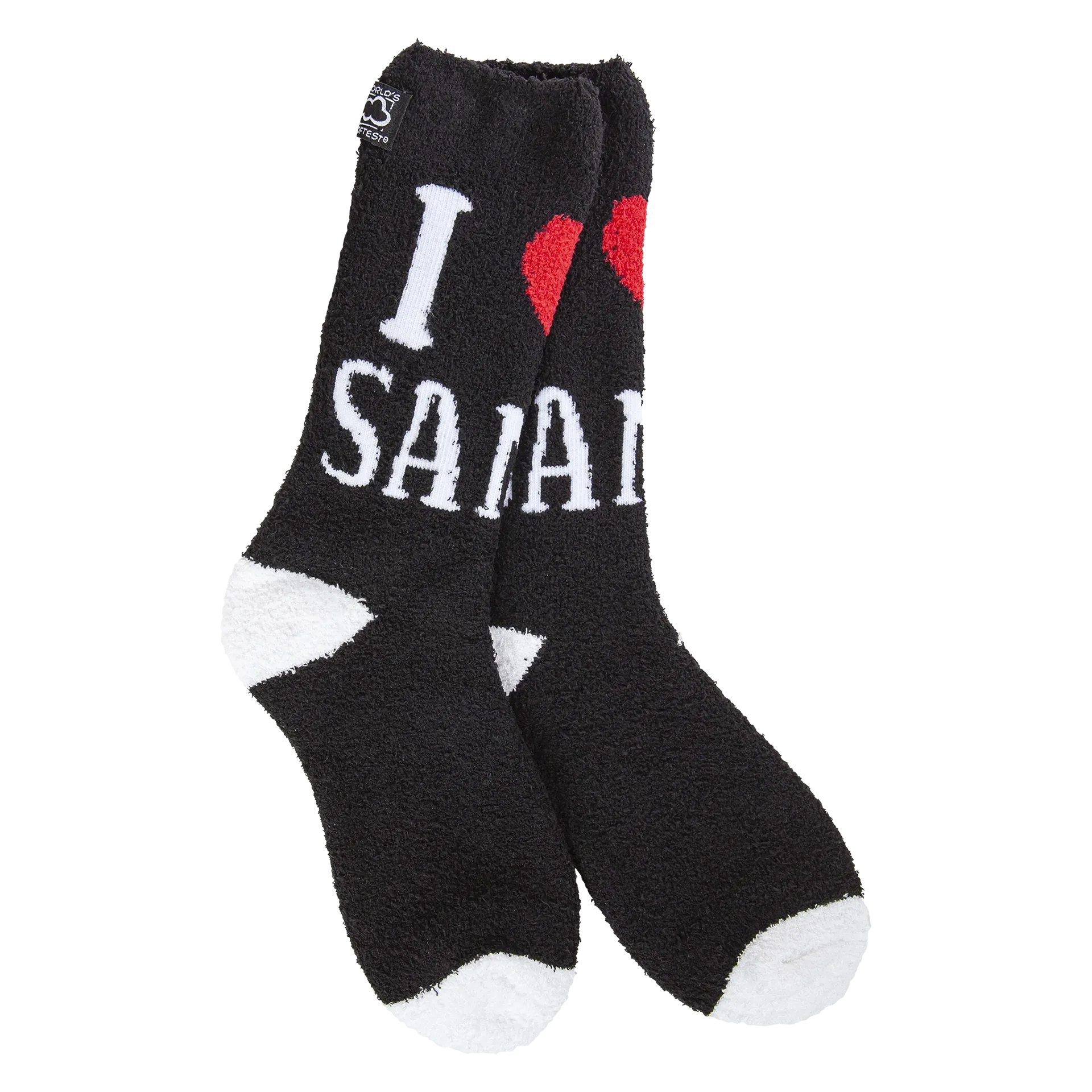 75061 I Heart Santa Socks