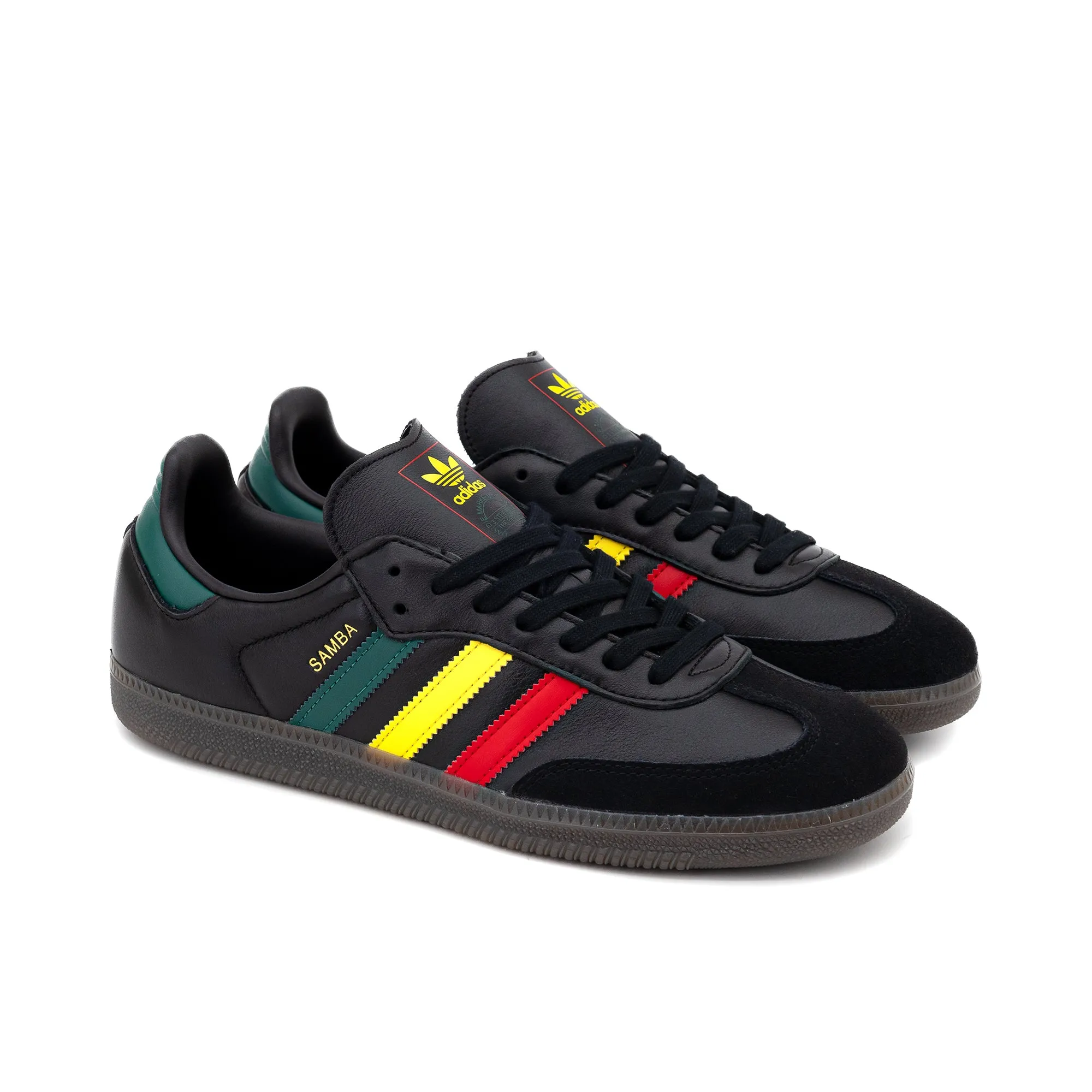 adidas Samba OG Black/Yellow/Green IH3119