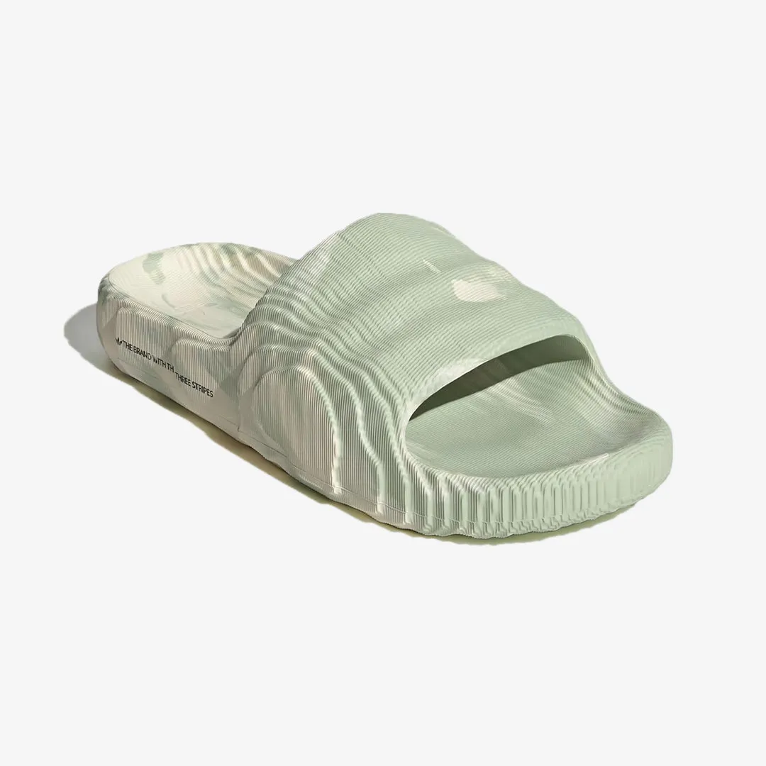 ADILETTE 22 SLIDES 'CREAM WHITE/LINEN GREEN'