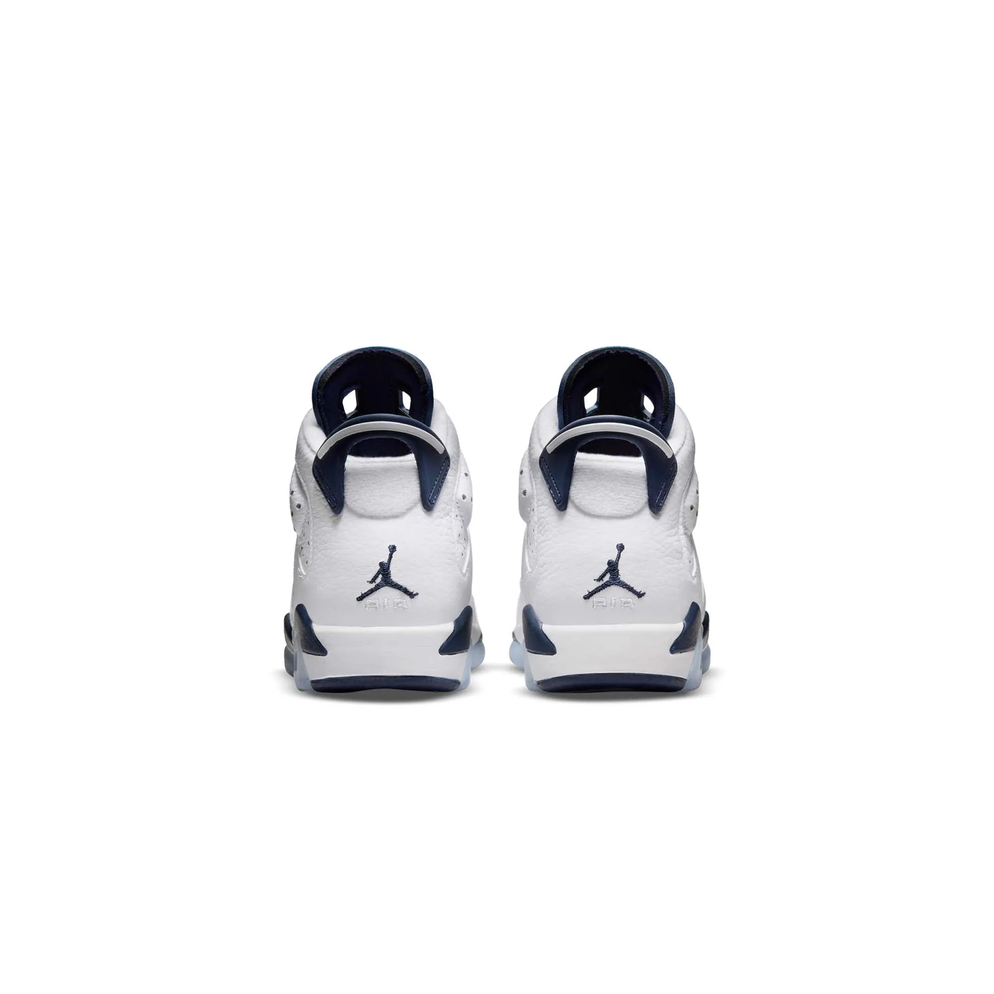 Air Jordan Kids 6 Retro GS Shoes 'White/Midnight Navy'