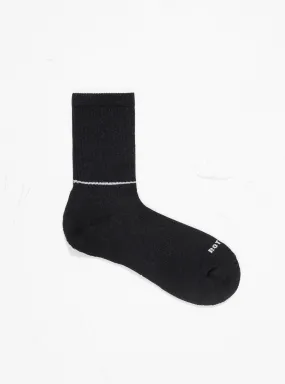 ALLROUNDER Merino Crew Socks Black