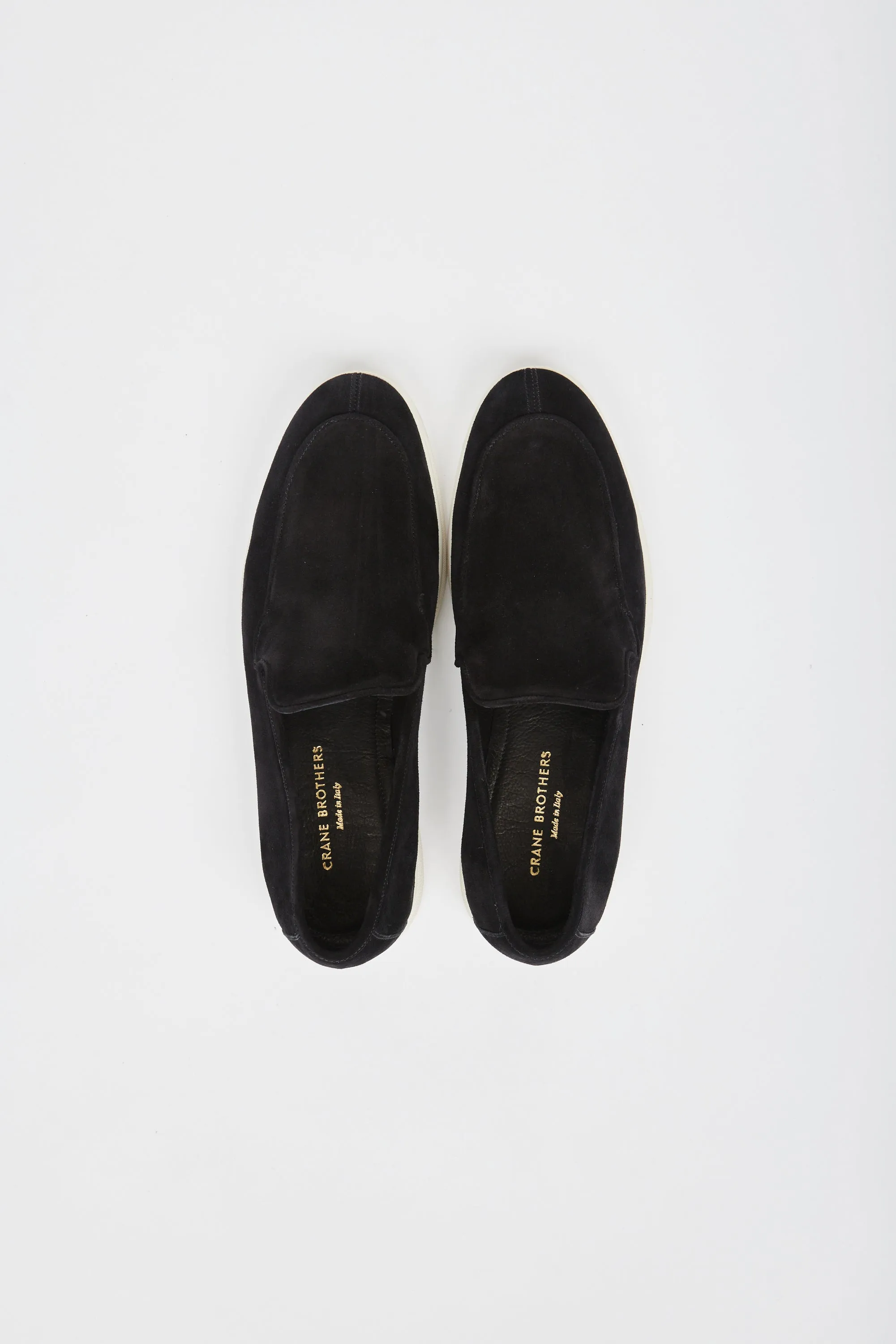 Black Suede City Loafer