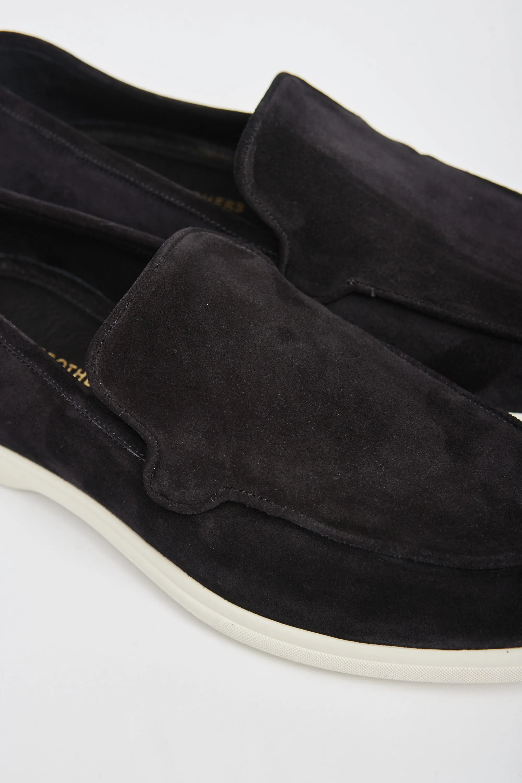 Black Suede City Loafer