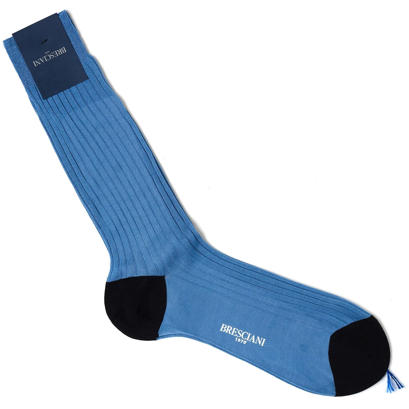 BRESCIANI Cotton Mid Calf Length Socks US M-L