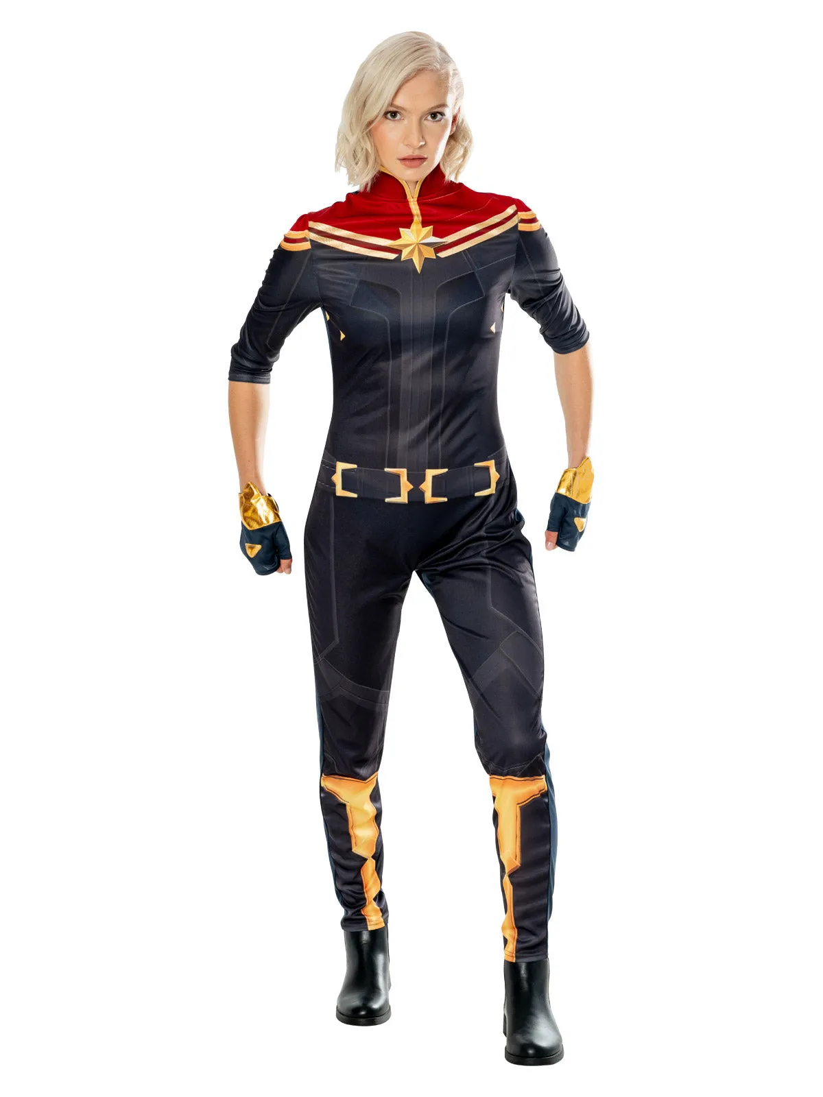 Captain Marvel Deluxe Costume for Adults - Marvel The Marvels