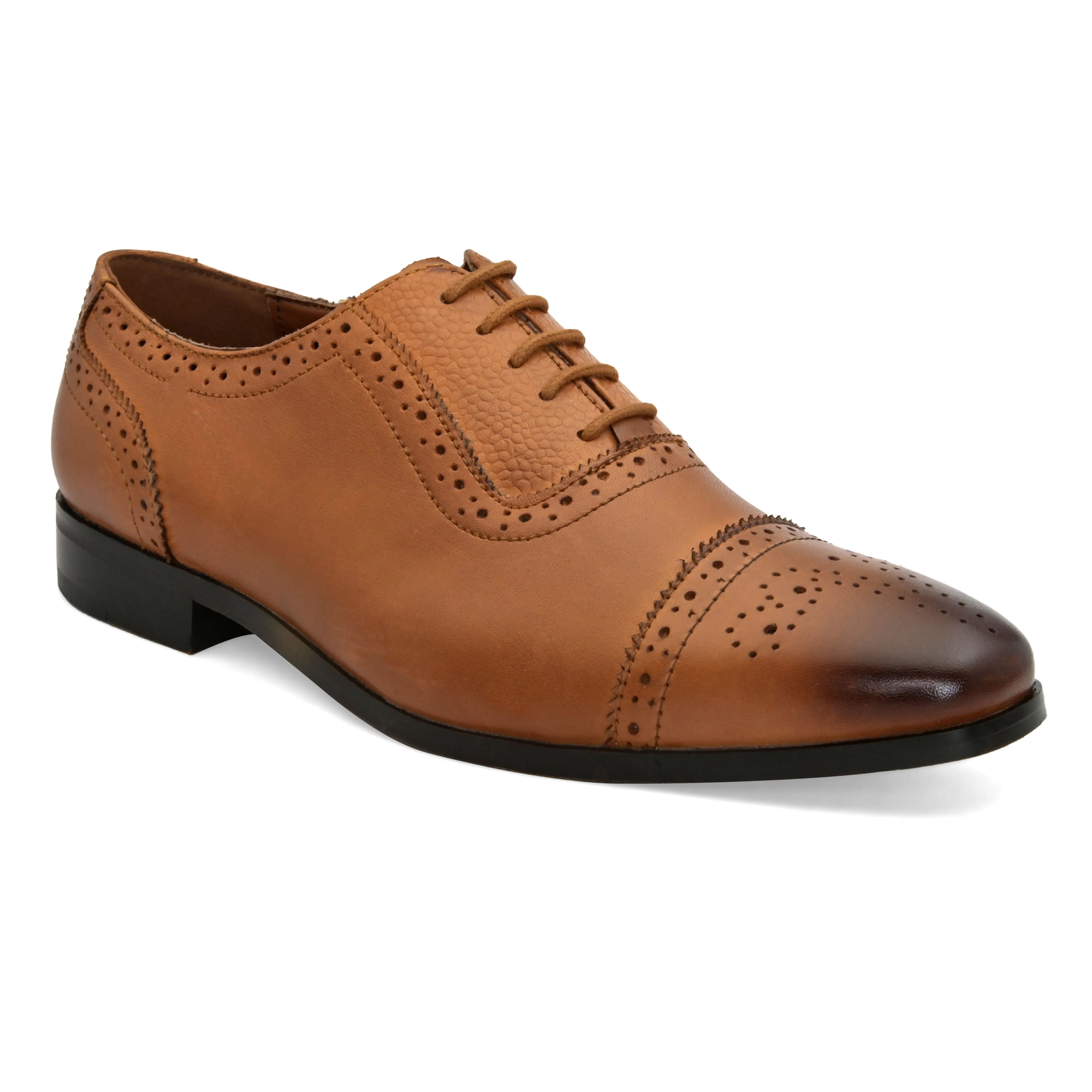 Classico Tan Oxford Shoes