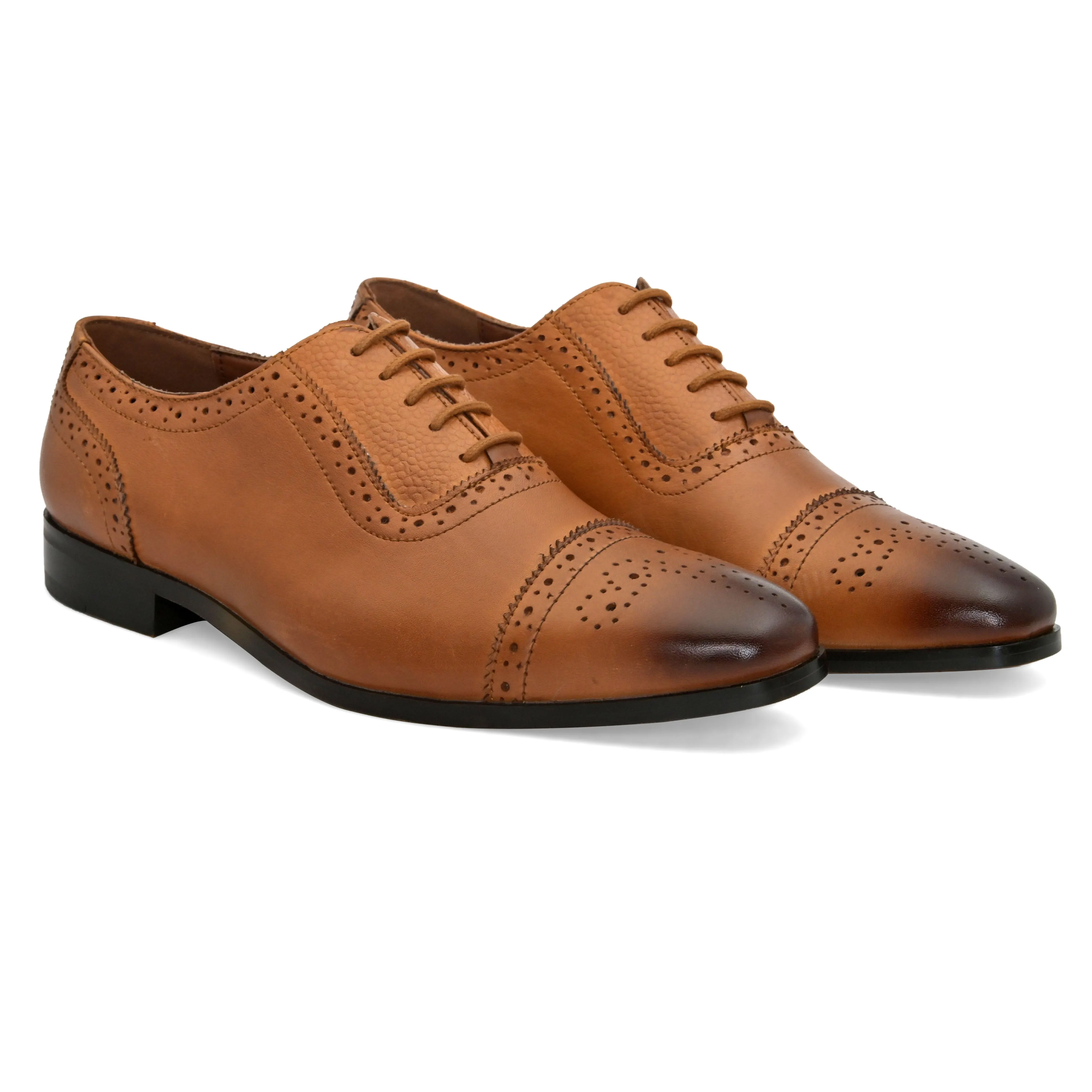 Classico Tan Oxford Shoes