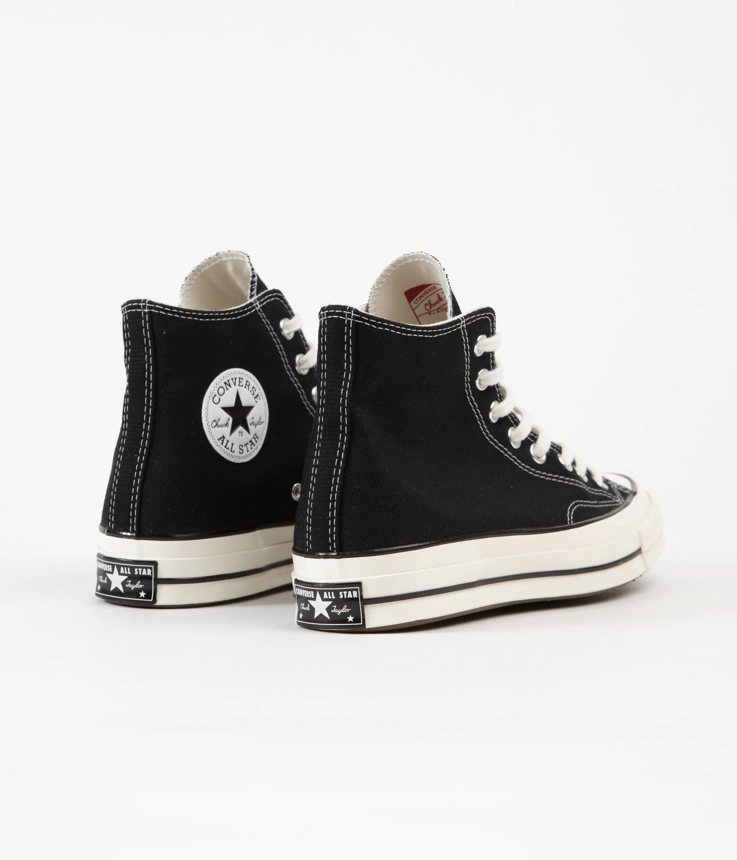 Converse CTAS 70's Hi Shoes - Black / Black / Egret