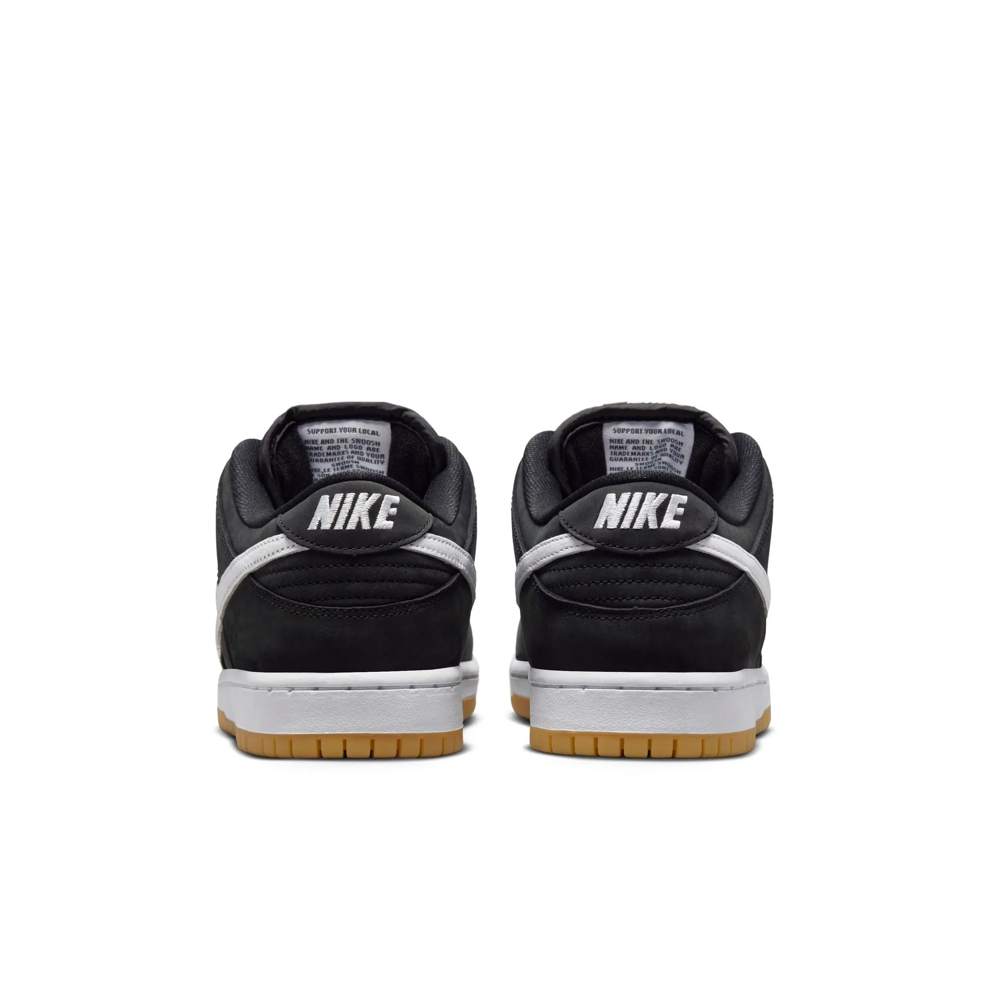 DUNK LOW PRO ISO BLACK / WHITE / GUM LIGHT BROWN