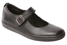 Froggies Buckle Girls School Shoes - Black