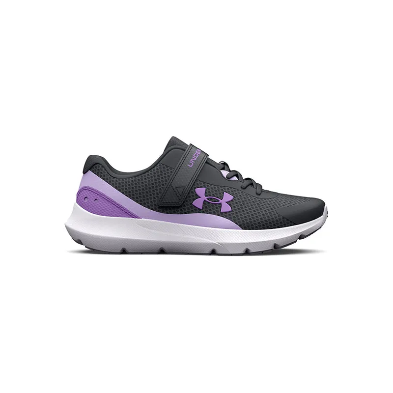 Kid's Preschool Surge 3 Jet Gray/Purple