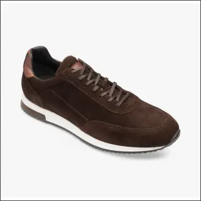 Loake Bannister Dark Brown Suede Trainer*