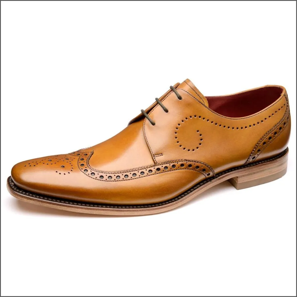 Loake Kruger Tan Derby Brogue Shoe*