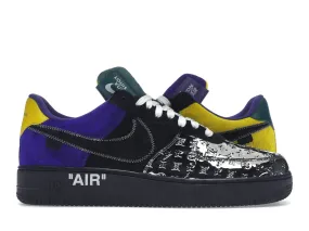 Louis Vuitton Nike Air Force 1 Low By Virgil Abloh Black Metallic Silver