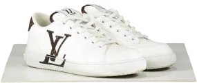 Louis Vuitton White LV Logo Charlie Trainers UK 5 EU 38 👠