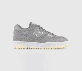 Mens New Balance BB550 Slate Grey White Trainers