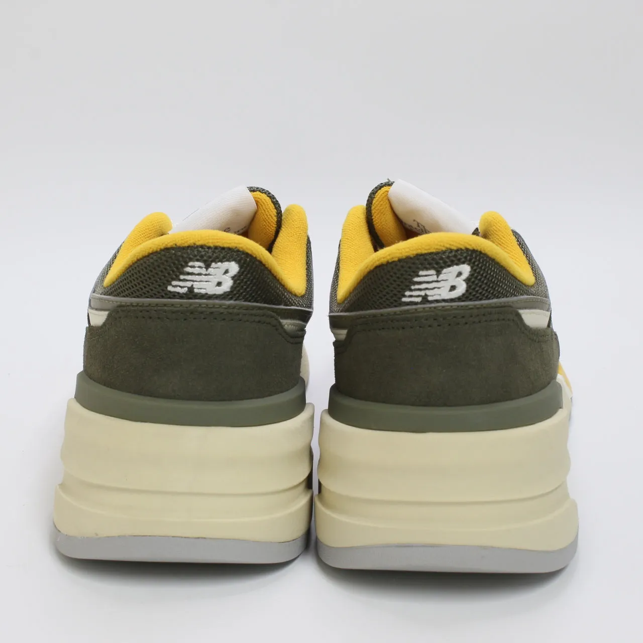 Mens New Balance U997 Convert Green Cream Yellow Trainers