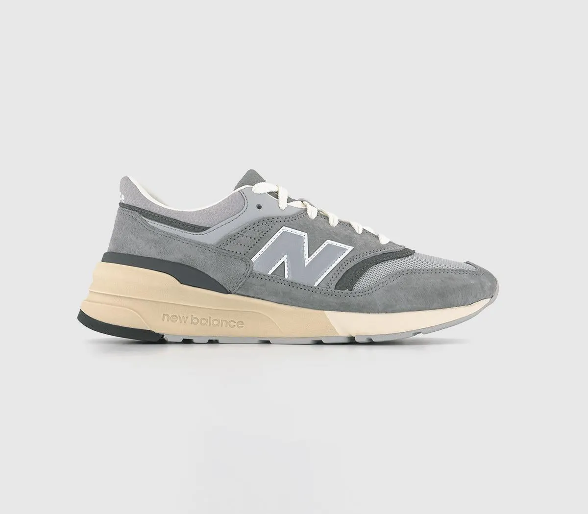 Mens New Balance U997 Trainers Shadow Grey Offwhite