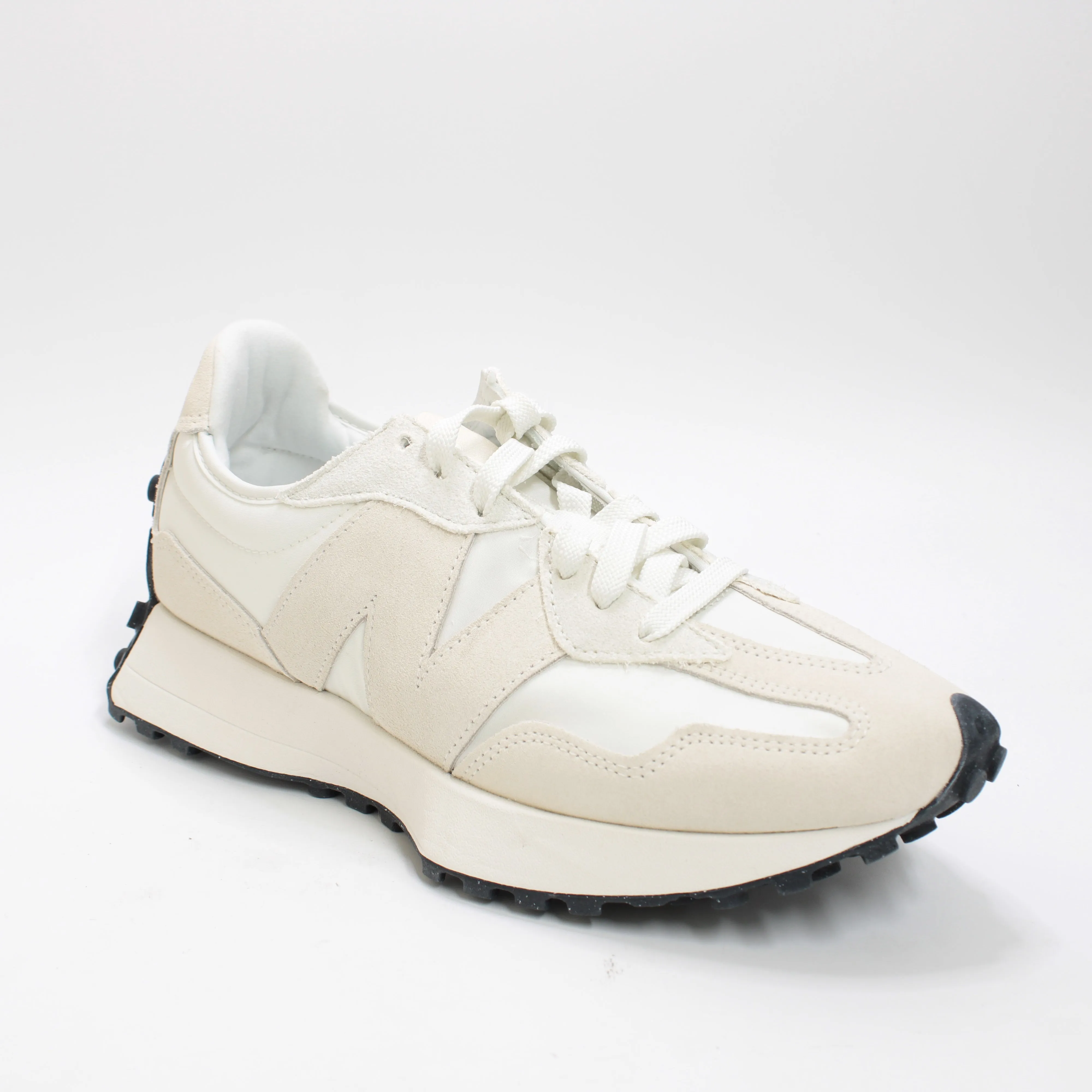 New Balance 327 Offwhite Cream Black Trainers