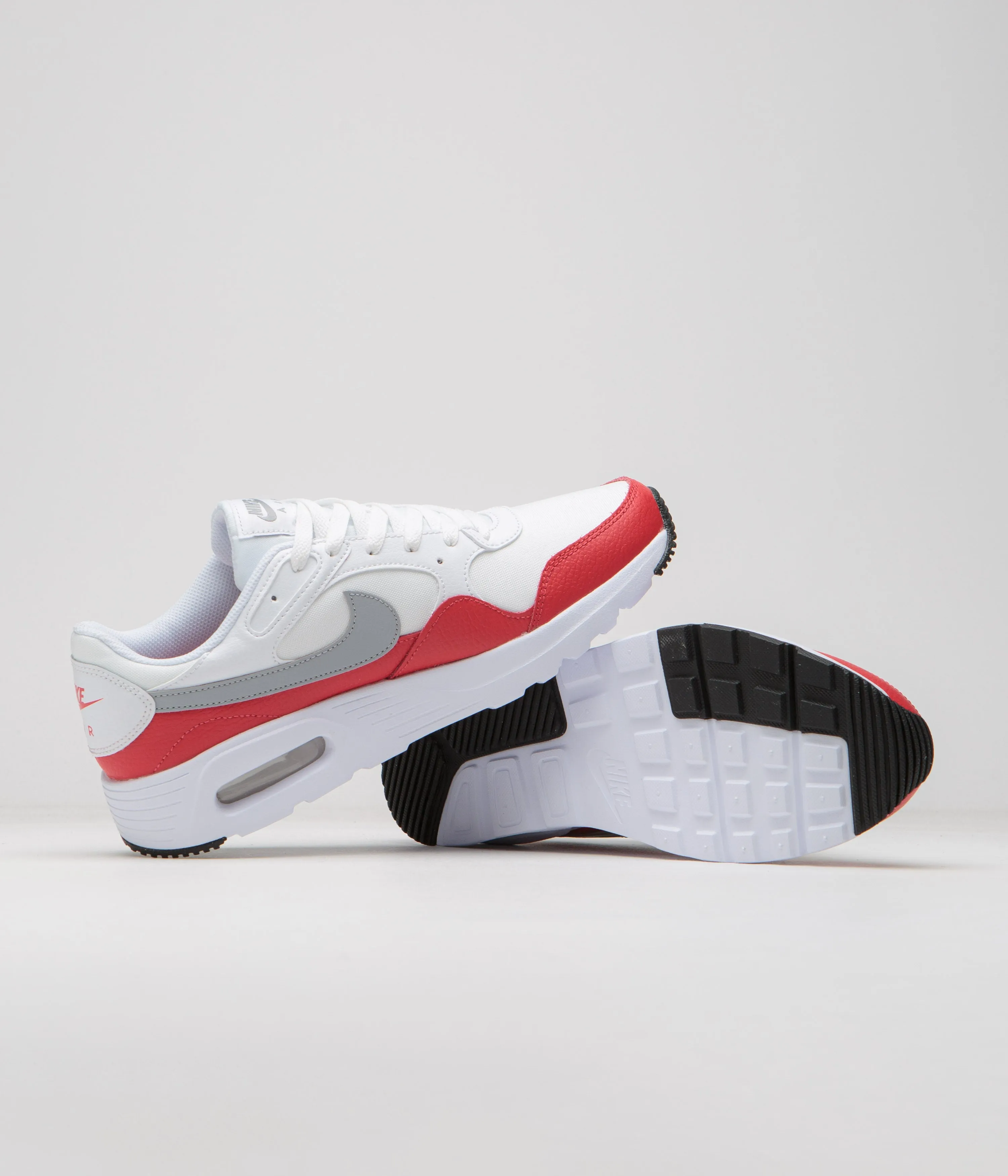 Nike Air Max SC Shoes - White / Wolf Grey - University Red - Black