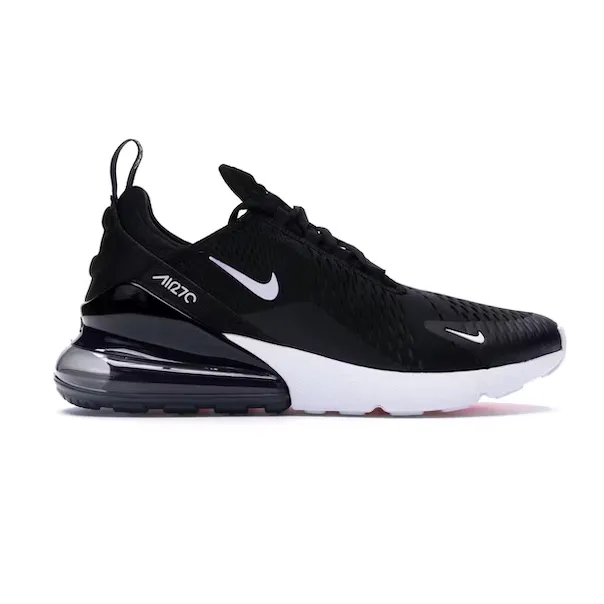 Nike Men's Air Max 270 Shoes - Black / White / Solar Red / Anthracite