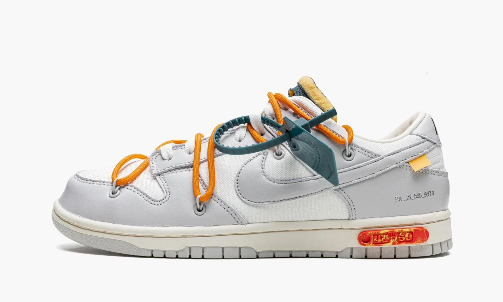 NIKE X OFF WHITE DUNK LOW LOT 44