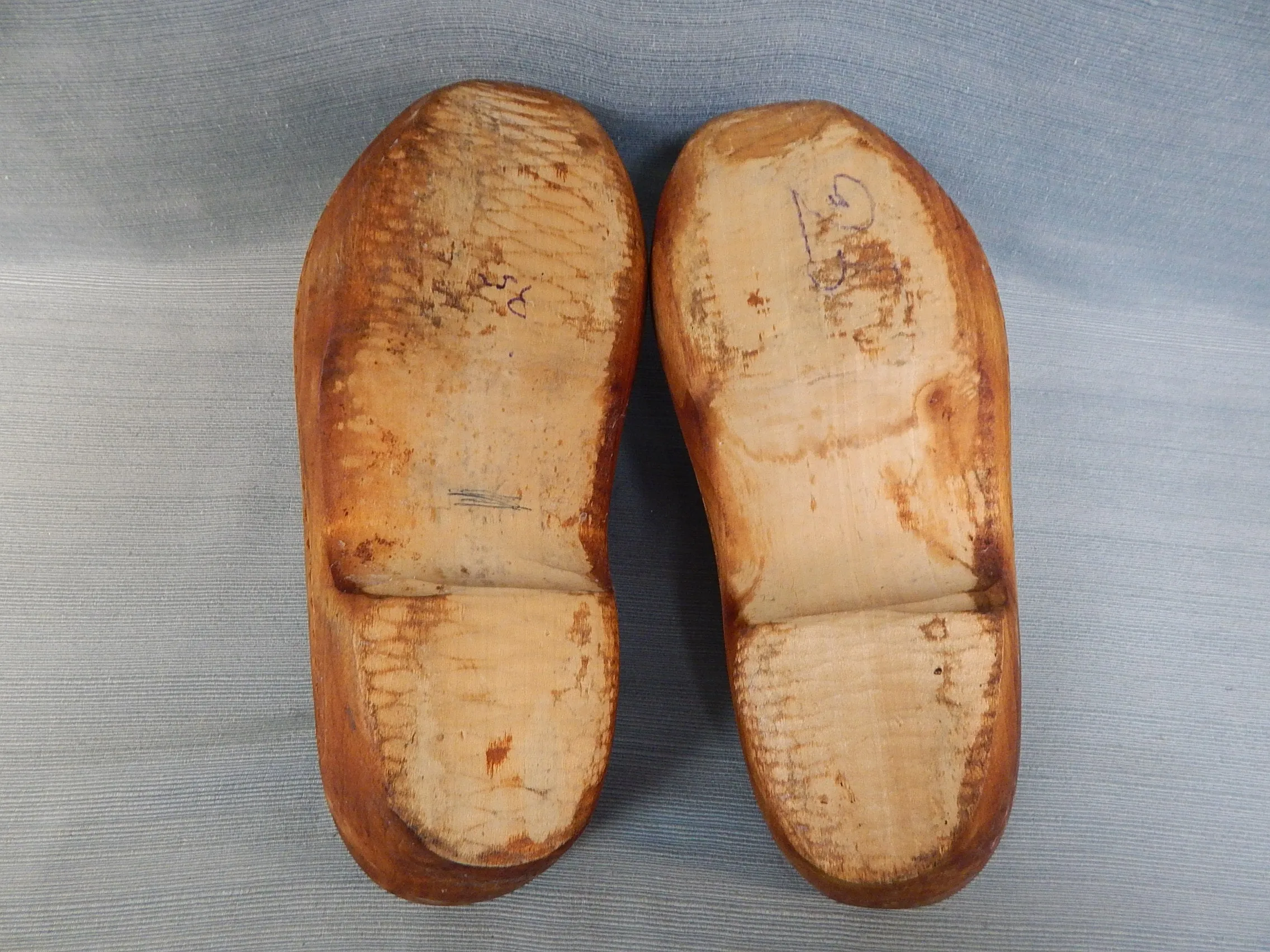 Pair of Dutch Wooden Shoes - Good Vintage Condition