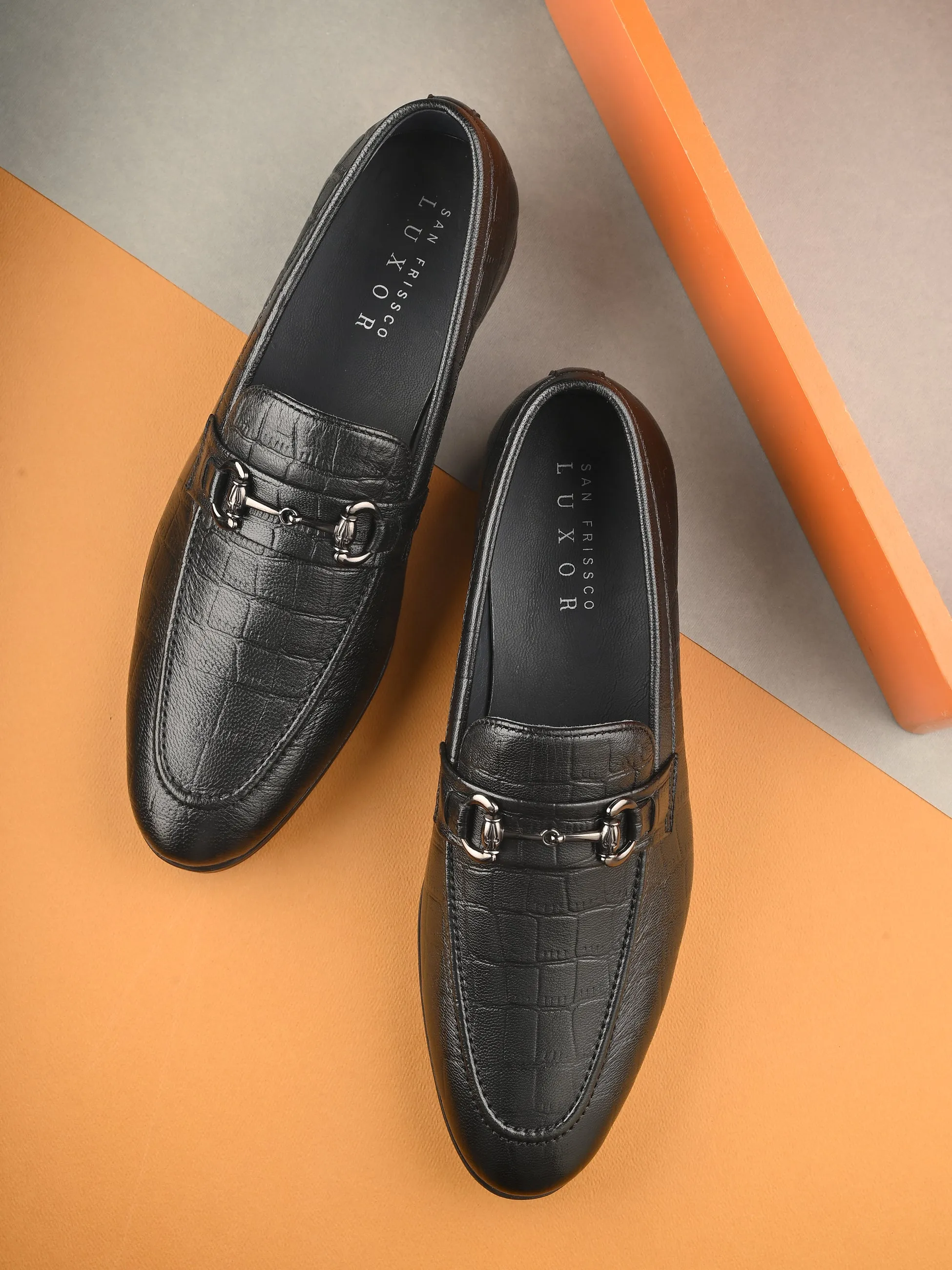 Prive Black Formal Slip-ons