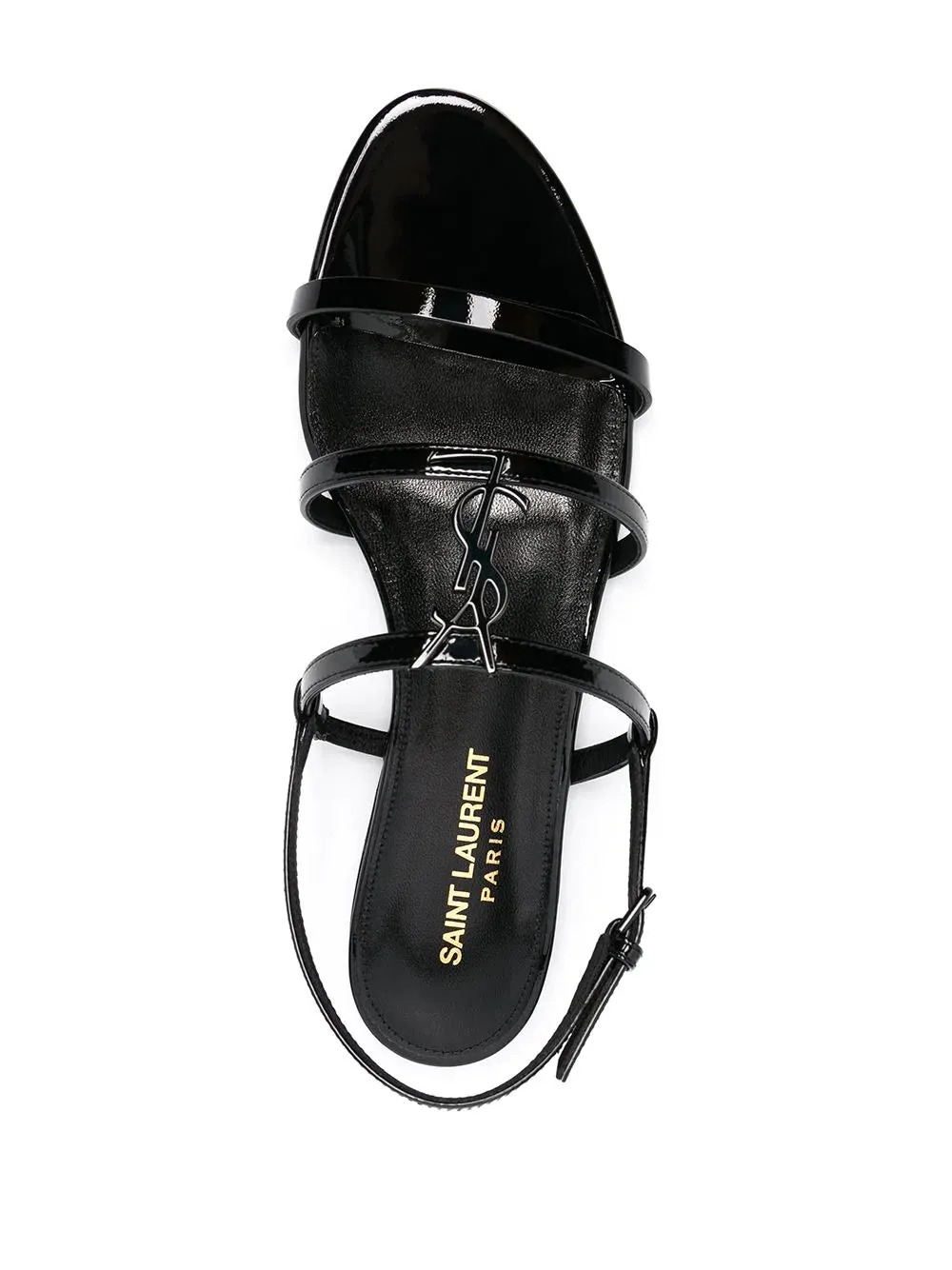 Saint Laurent Cassandra monogram sandals