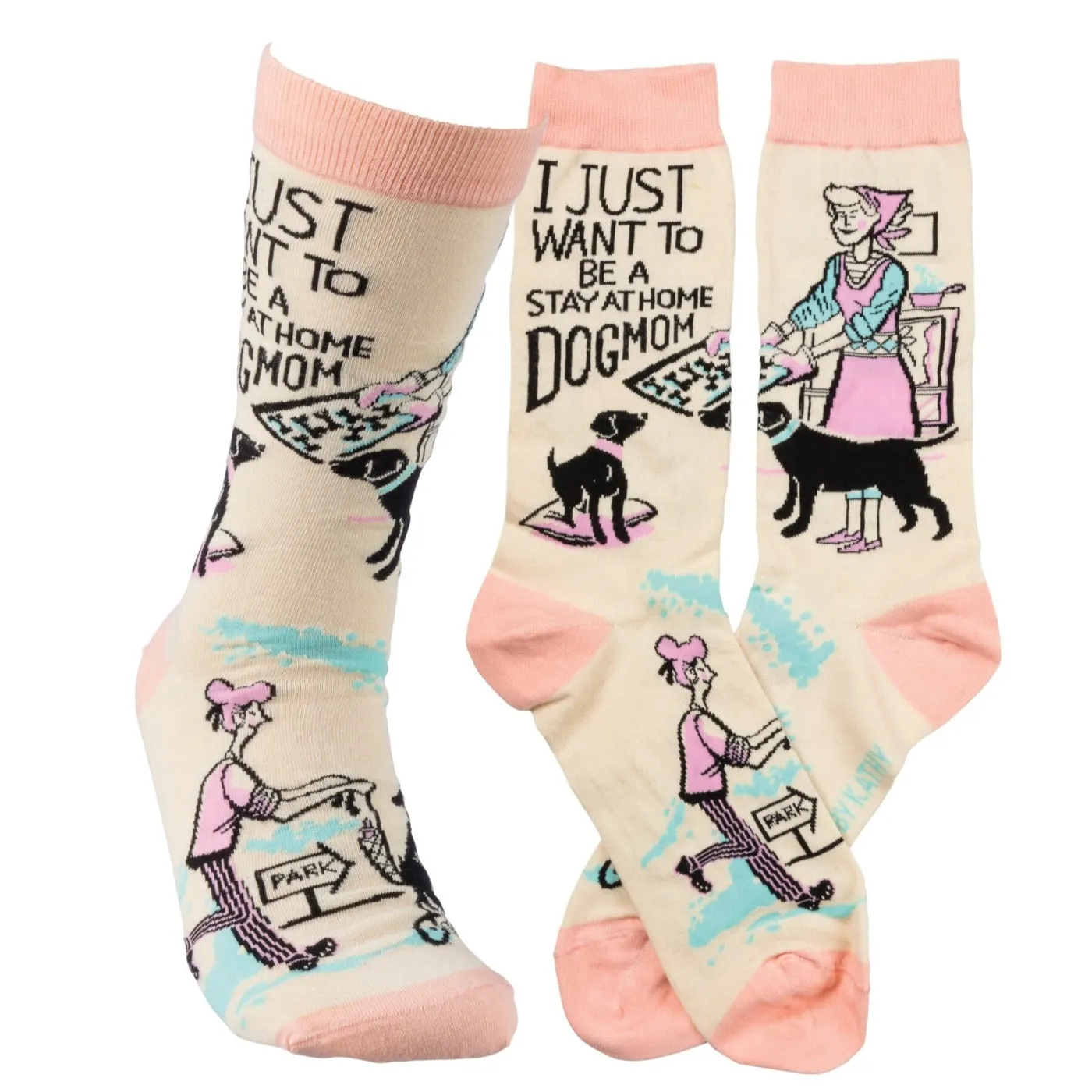 Stay at Home Dog Mom Socks