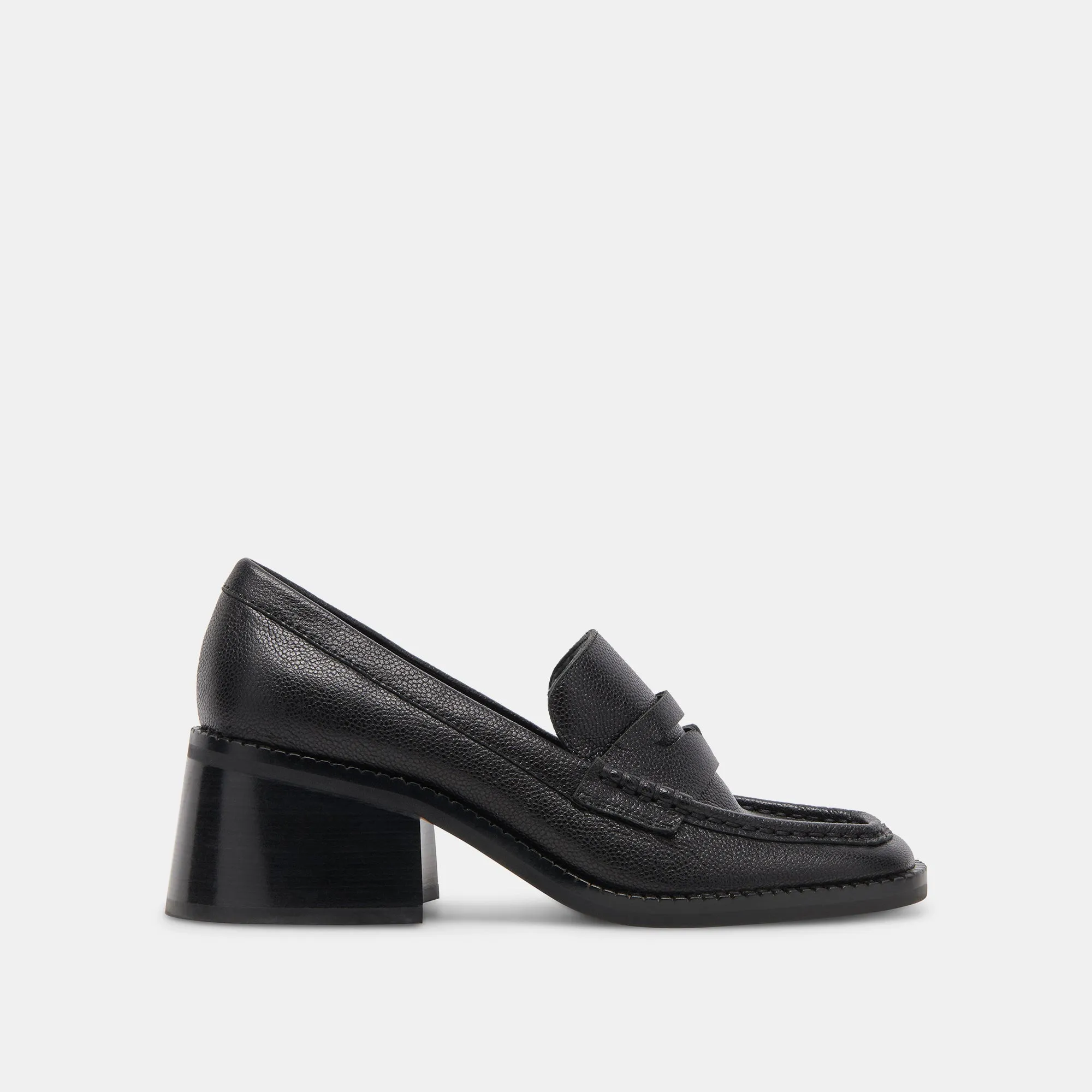 TALIE LOAFERS ONYX EMBOSSED LEATHER