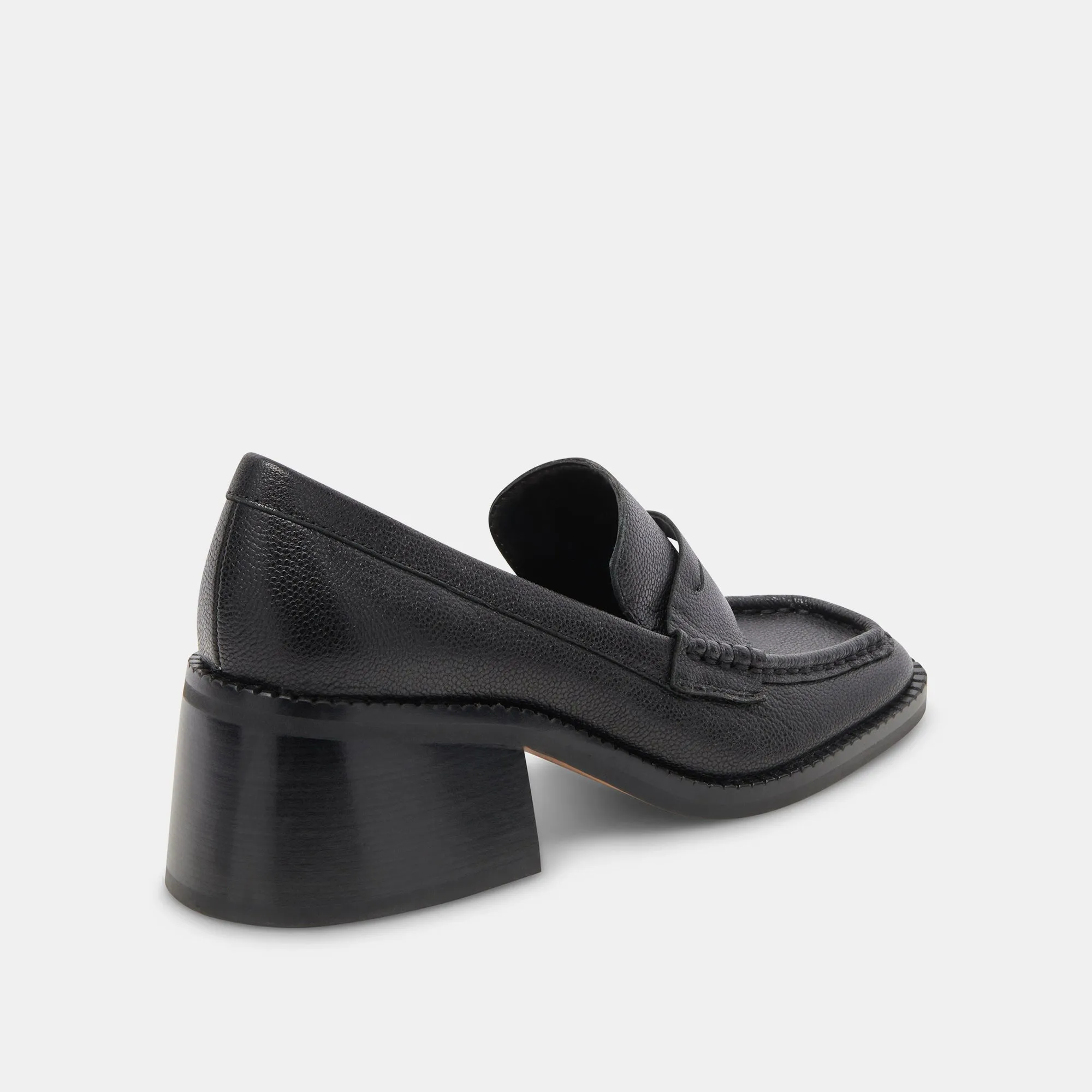 TALIE LOAFERS ONYX EMBOSSED LEATHER