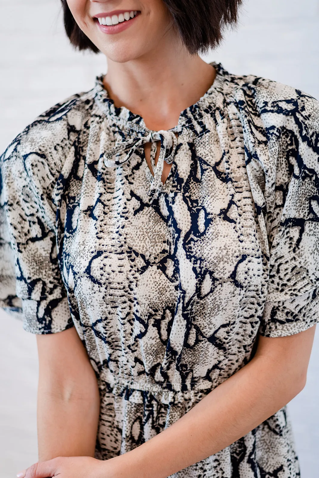 The Lucy Dress: Snakeskin