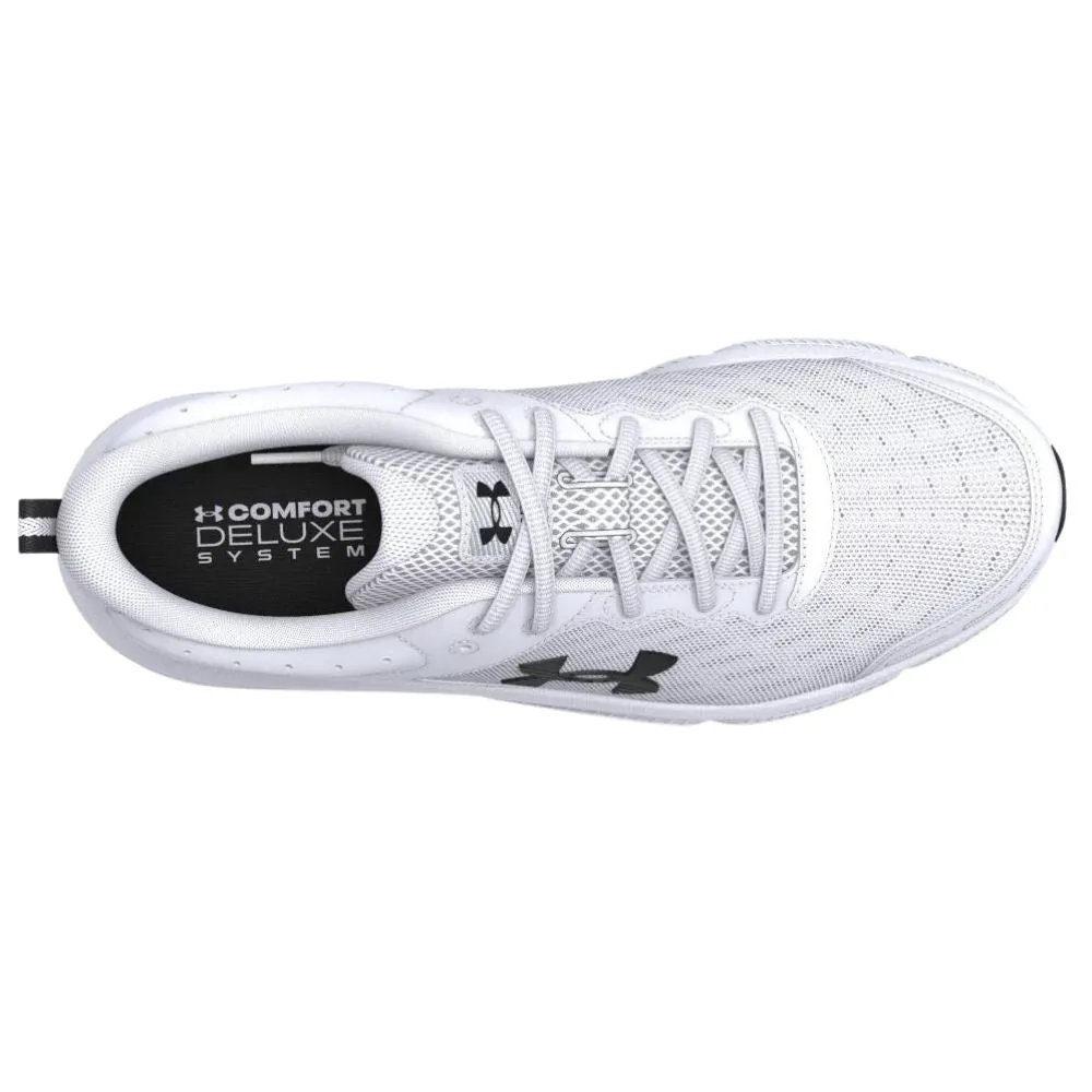 Under Armour Men's Charged Assert 10 Running Shoe - White/Black/Black