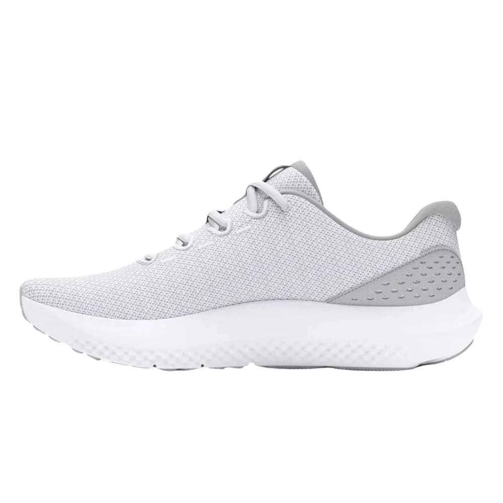 Under Armour Men's UA Charged Surge 4 Running Shoe - White/Halo Gray/Black