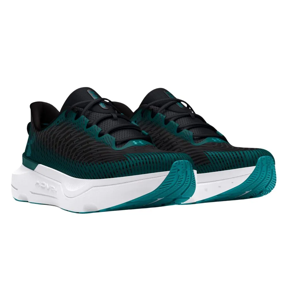 Under Armour Men's UA Infinite Pro Running Shoe - Black/Hydro Teal/Circuit Teal