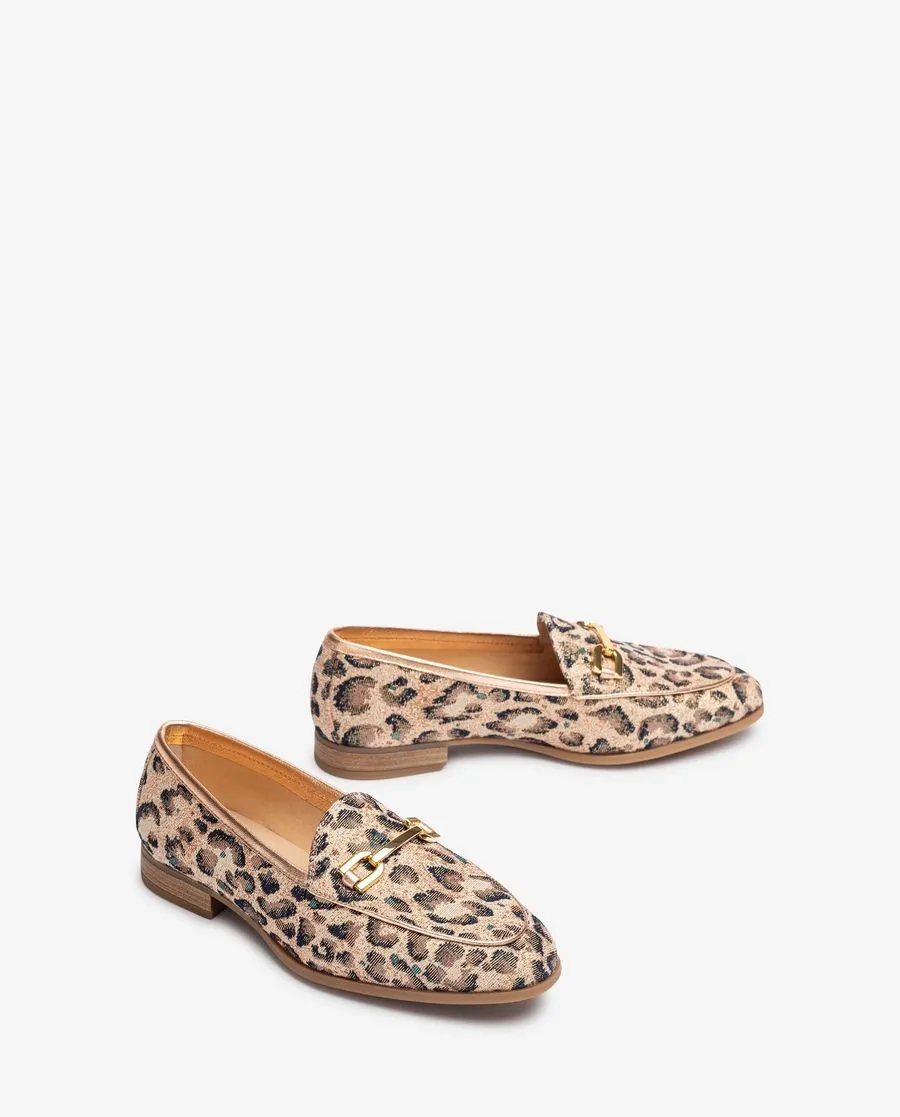 UNISA DALCY PRINT LOAFERS