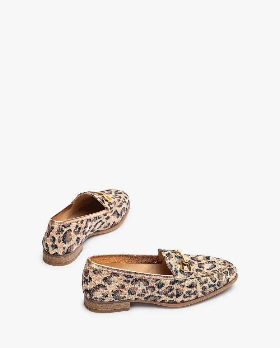 UNISA DALCY PRINT LOAFERS