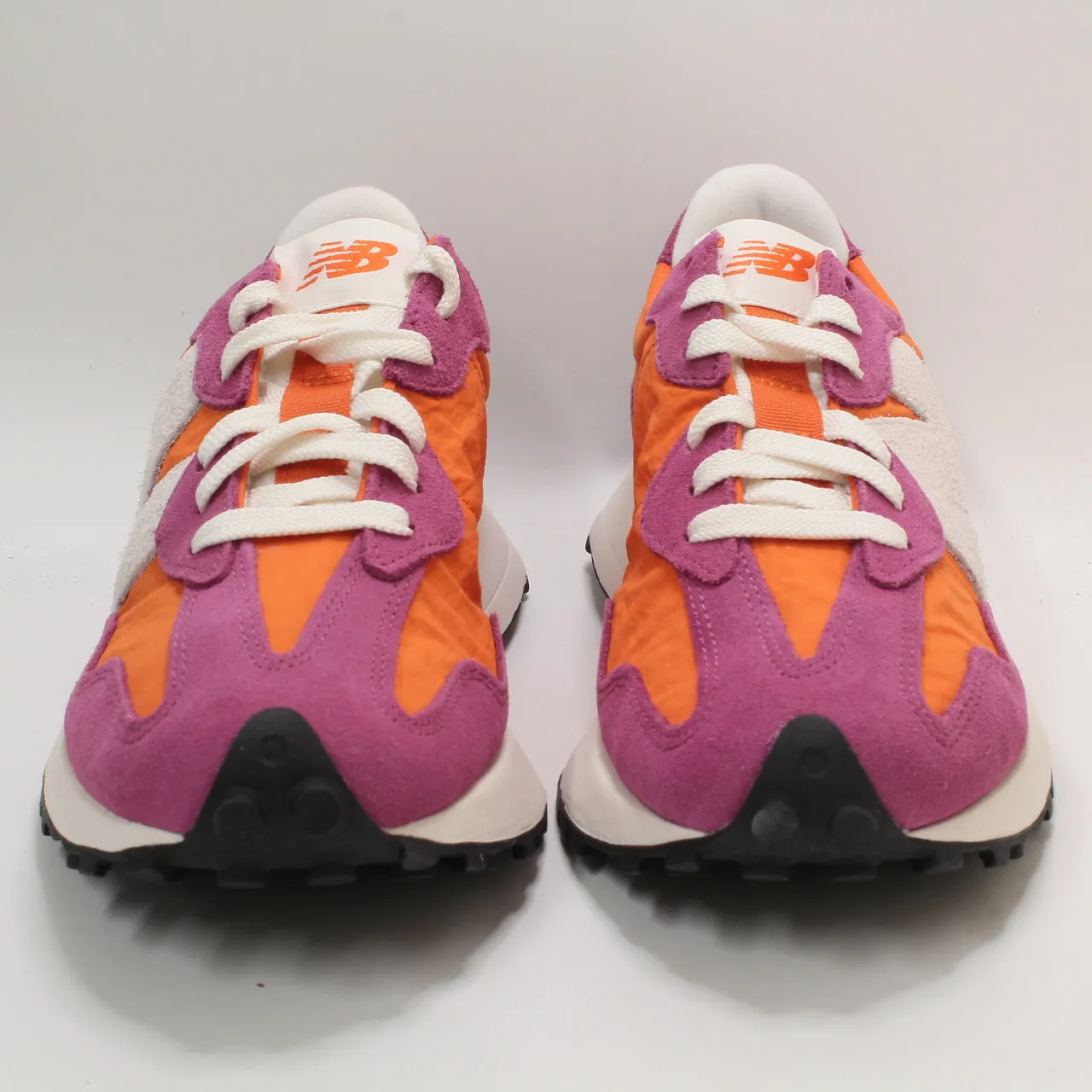 Womens New Balance 327 Scorpio Purple Orange Trainers