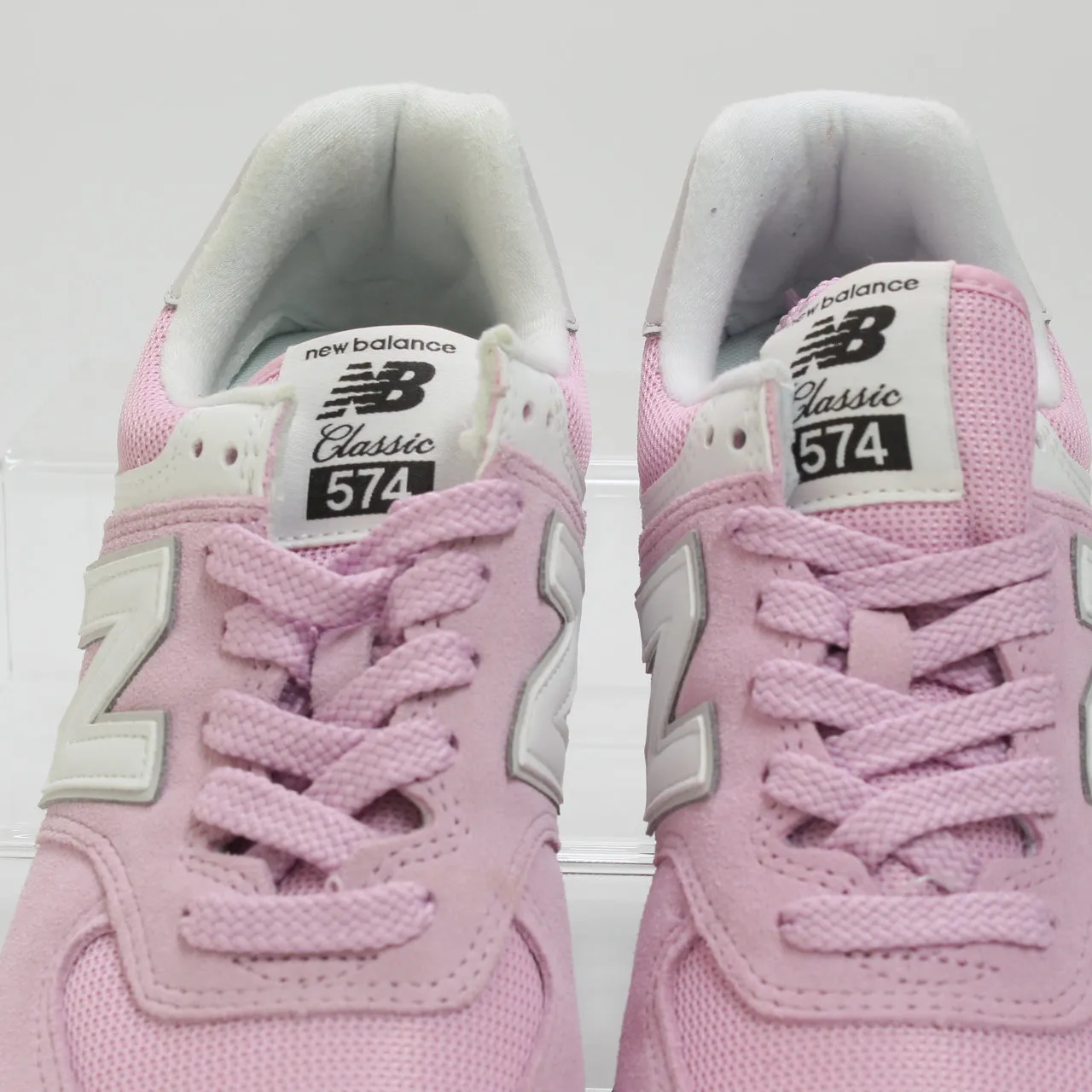 Womens New Balance 574 Alpha Pink Trainers