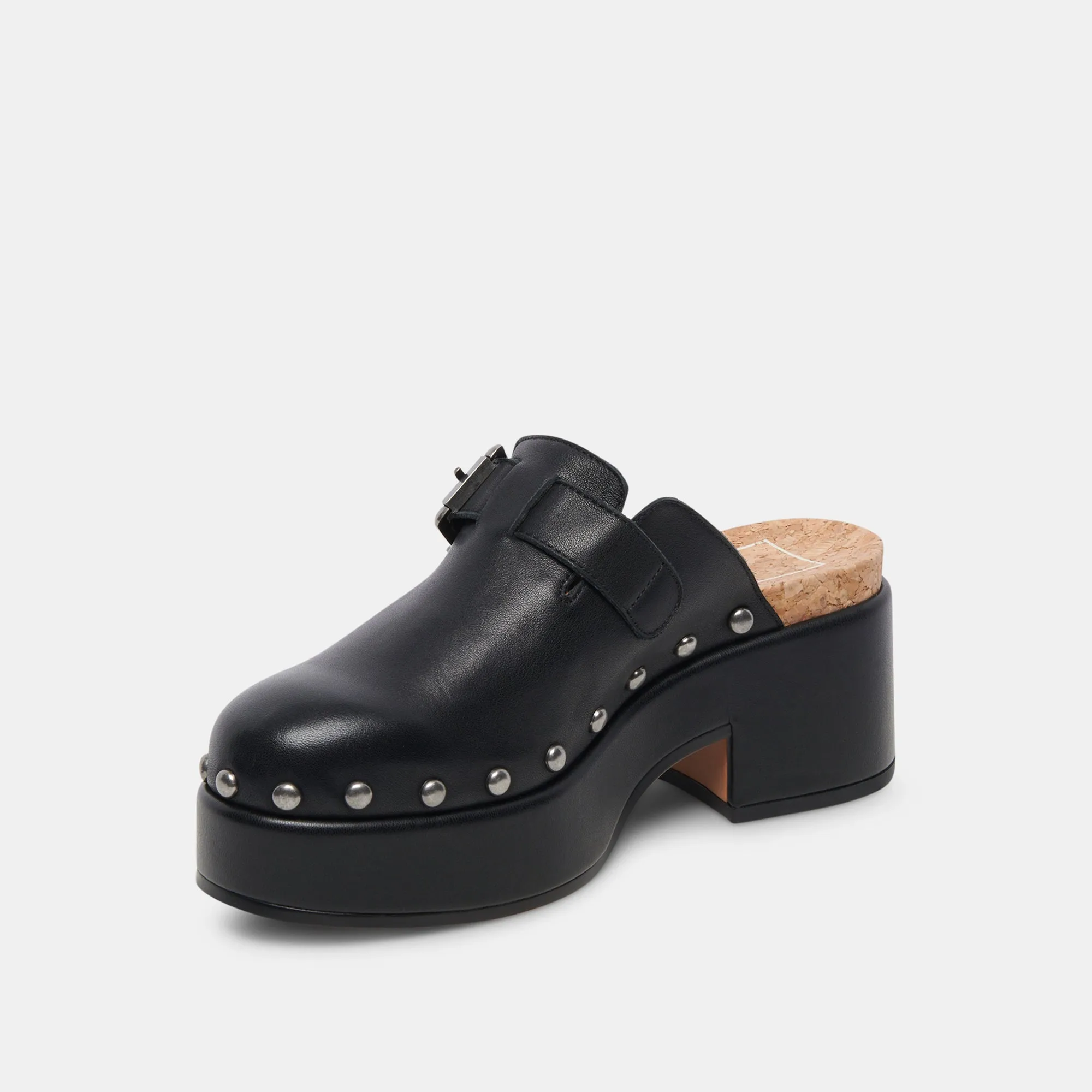 YEVAN CLOGS BLACK LEATHER